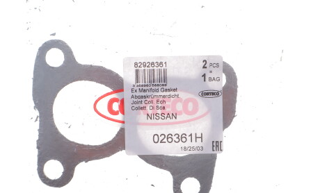 Фото 2 - Прокладка випускного колектора CORTECO 026361H