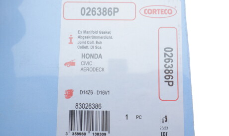 Фото 2 - Прокладка выпускного коллектора CORTECO 026386P