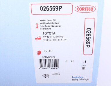 Фото 2 - Прокладка клапанной крышки CORTECO 026569P