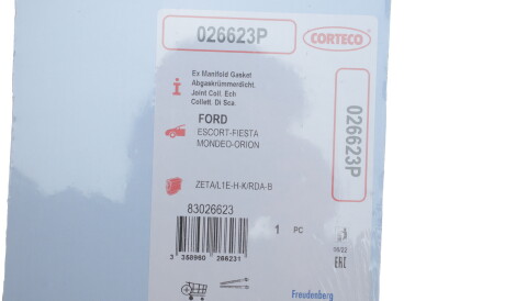 Фото 2 - Прокладка выпускного коллектора CORTECO 026623P