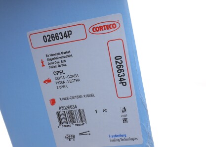Фото 2 - Прокладка випускного колектора CORTECO 026634P