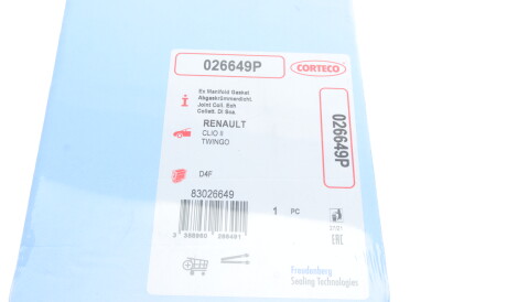 Фото 2 - Прокладка выпускного коллектора CORTECO 026649P