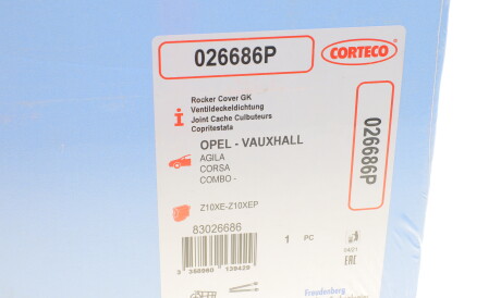 Фото 2 - Прокладка клапанної кришки CORTECO 026686P