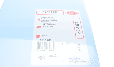 Фото 2 - Прокладка клапанної кришки CORTECO 026819P