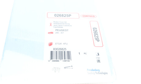 Фото 2 - Прокладка клапанной крышки CORTECO 026825P