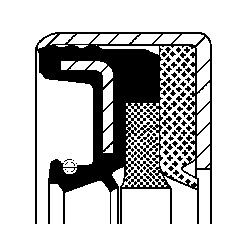 Фото 3 - Сальник коробки переключения передач CORTECO 12001890B