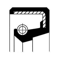 Сальник колінвалу (20x40/40x10) CASE NEW HOLLAND, FENDT 711 VARIO, 712 VARIO, 714 FAVORIT, 714 VARIO, 716 FAVORIT, 716 VARIO, 815 FAVORIT, 815 VARIO TMS, 817 FAVORIT, 817 VARIO TMS, 818 FAVORIT - CORTECO 12010827B