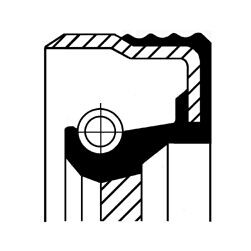 Фото 3 - Сальник коленвала CORTECO 12012068B