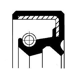 Ущільнення/герметик приводної вісі (40x60x6/6) CARRARO CLAAS, CASE IH 110 A, 120 A, PJ 55, PJ 65, PJ 75, PJV 55, PJV 65, PJV 75 NEW HOLLAND 5610 S, 6610 S, 6810 S, 7610 S, 6.110, 6.120, 6000 - CORTECO 12012100B