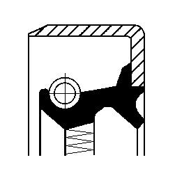 Фото 3 - Сальник трансмісії CORTECO 12013104B