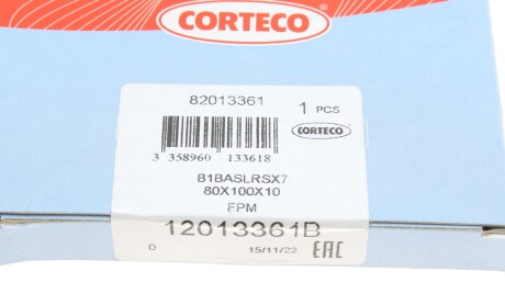 Фото 4 - Сальник коленвала CORTECO 12013361B