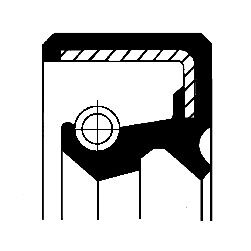 Фото 3 - Сальник трансмісії CORTECO 12014807B