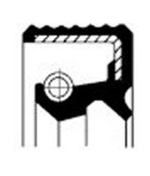 Технічні ущільнення (25x37x6мм) RVI G, MIDLINER - CORTECO 12018946B