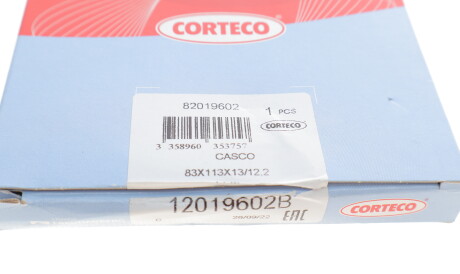 Фото 3 - Сальник колінвала CORTECO 12019602B
