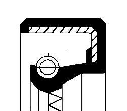 Уплотнительное кольцо - CORTECO 15001141B