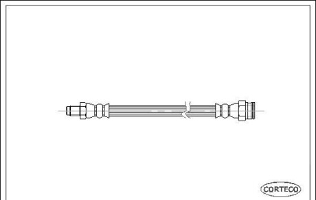 Тормозной шланг - (7586907, 60800372) CORTECO 19018133