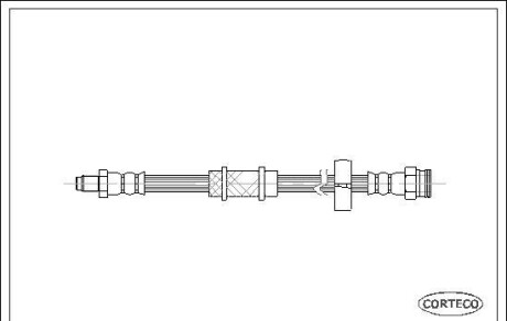 Тормозной шланг - (7569160, 71736915) CORTECO 19018148