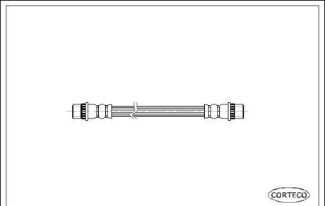 Тормозной шланг - (7700834863, 8200052863) CORTECO 19018172