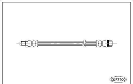 Тормозной шланг - (7704003958) CORTECO 19018514