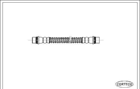 Тормозной шланг - (480647) CORTECO 19018890