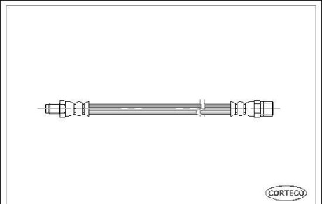 Тормозной шланг - (0014280335, 6674280135, A0014280335) CORTECO 19025513