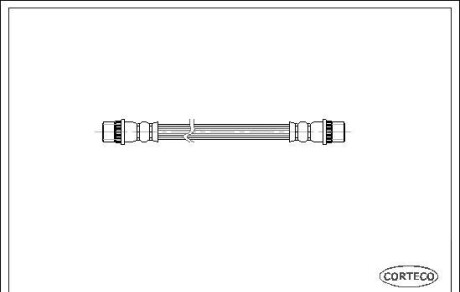 Тормозной шланг - (480694) CORTECO 19025763