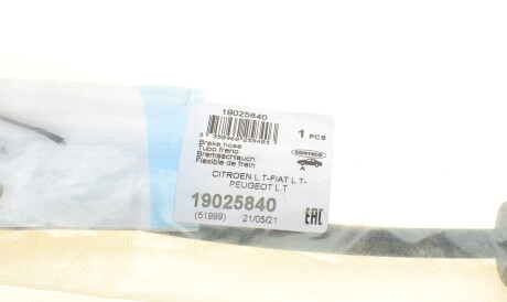 Фото 2 - Тормозной шланг CORTECO 19025840