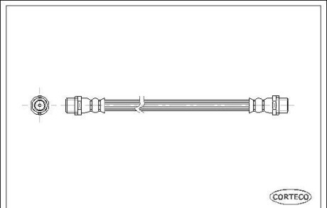Тормозной шланг - (4B0611775) CORTECO 19025893