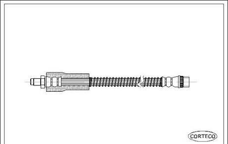 Тормозной шланг - (7700423975) CORTECO 19026529