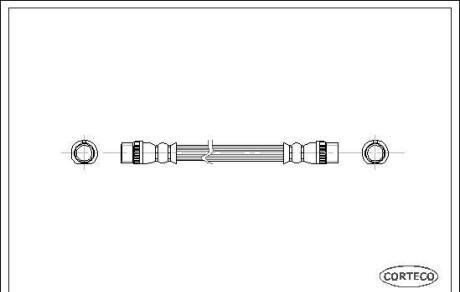 Тормозной шланг - (7700416273) CORTECO 19026530