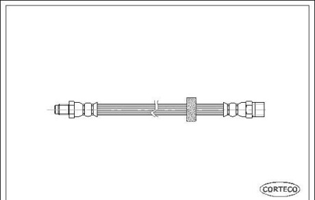 Тормозной шланг - CORTECO 19027752
