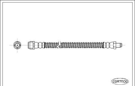 Тормозной шланг - CORTECO 19030148