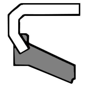 Сальник колінвалу (40x50/50x5) KOMATSU - CORTECO 19033733B