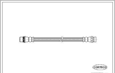 Тормозной шланг - (4806G5) CORTECO 19034946