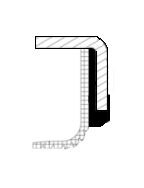 Фото 3 - Сальник трансмісії CORTECO 19035532B