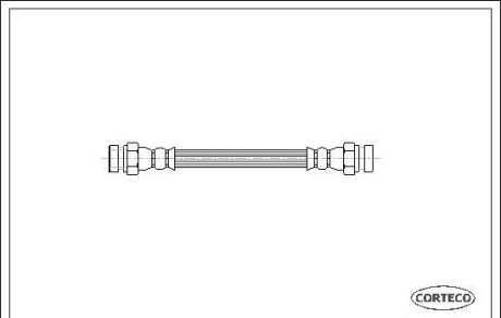 Тормозной шланг - (1H0611775) CORTECO 19035801