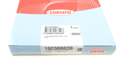 Фото 5 - Сальник колінвала CORTECO 19036882B
