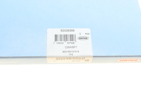 Фото 8 - Сальник колінвалу CORTECO 20036356B