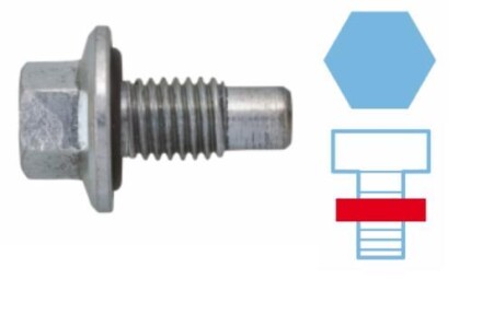 Резьбовая пробка, маслянный поддон - (652454) CORTECO 220068H (фото 1)