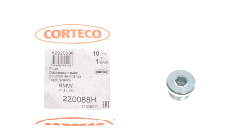 Фото 3 - Пробка масляного піддону CORTECO 220088H