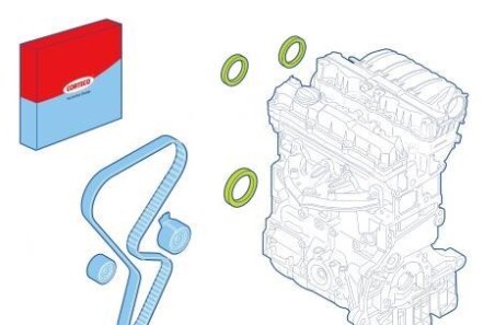 Комплект прокладок вала, двигатель - CORTECO 289135