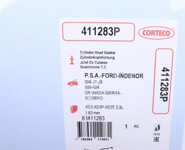 Фото 2 - Прокладка ГБЦ головки блока CORTECO 411283P