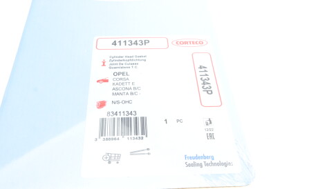 Фото 2 - Прокладка ГБЦ головки блока CORTECO 411343P