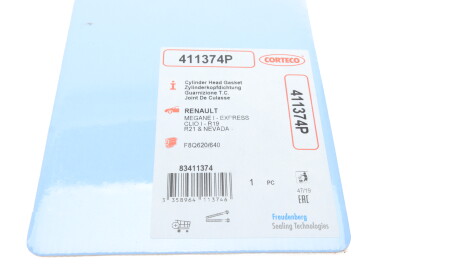 Фото 2 - Прокладка ГБЦ головки блока CORTECO 411374P