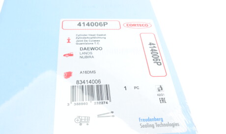 Фото 2 - Прокладка ГБЦ головки блока CORTECO 414006P