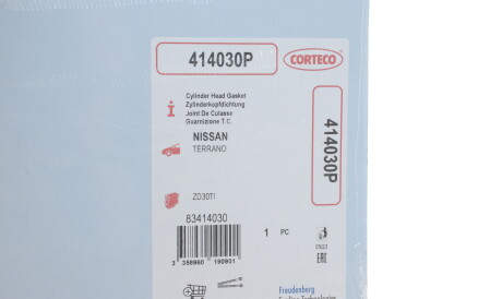 Фото 2 - Прокладка ГБК блока циліндрів CORTECO 414030P