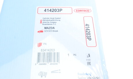 Фото 2 - Прокладка ГБК блока циліндрів CORTECO 414203P