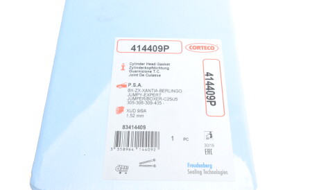 Фото 2 - Прокладка ГБК блока циліндрів CORTECO 414409P