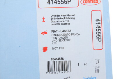 Фото 2 - Прокладка ГБЦ головки блока CORTECO 414556P