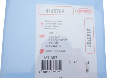 Фото 2 - Прокладка ГБЦ головки блока CORTECO 414576P